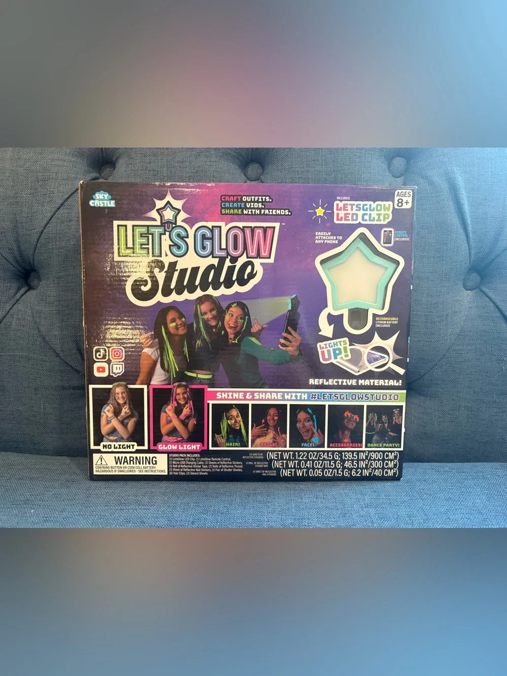 Let’s Glow Studio Kit Toy Craft Teen